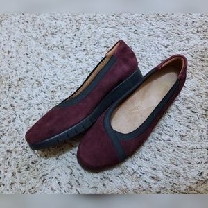 Clarks Suede Flats